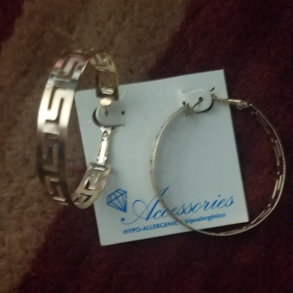 Hypo allergenic hoop earrings